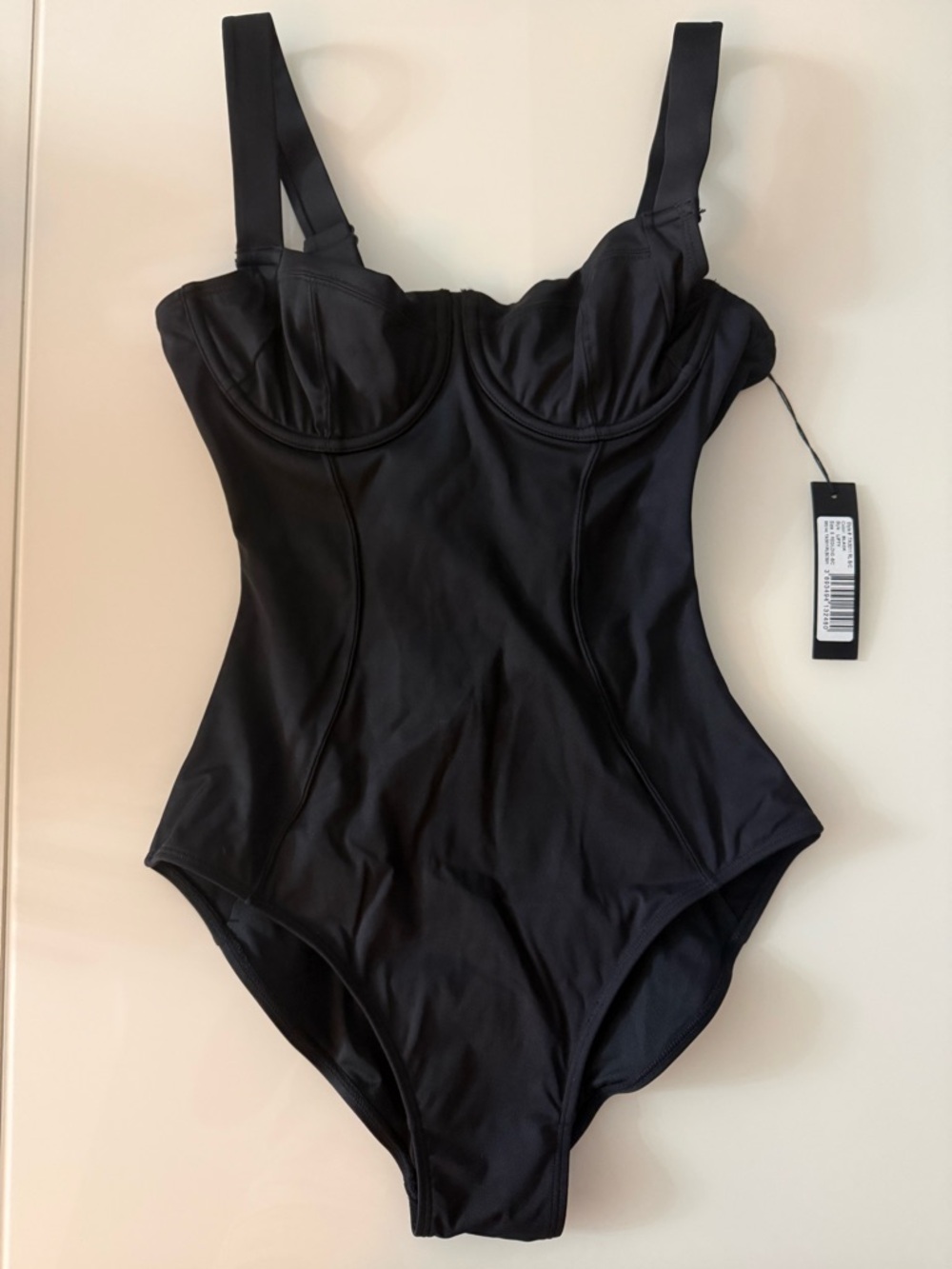 TA3 Lifty Black Sculpting One Piece Swimsuit Shapewear small reg/long NWT